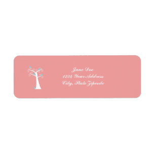 blue birds in tree cute bird personalize