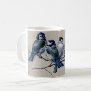 Blue Birds on a Branch by Hector Giacomelli Coffee Mug