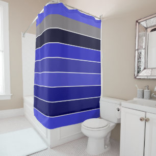 Blue, Black and White Stripes