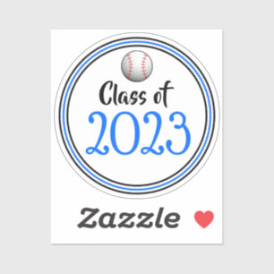 Blue & Black Baseball Class Year Graduation