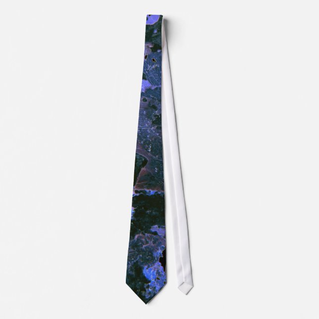 Blue/Black Crystallized Tie (Front)