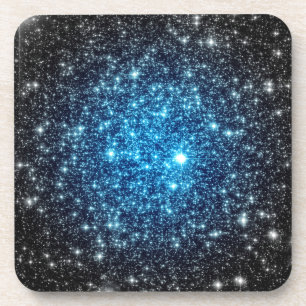 Blue & Black Galaxy Coaster
