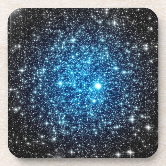 Blue & Black Galaxy Coaster (Front)