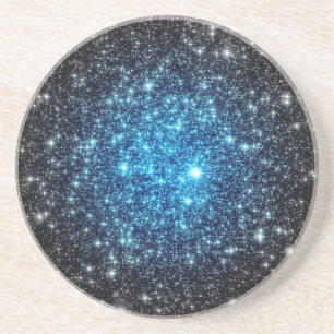 Blue & Black Galaxy Coaster