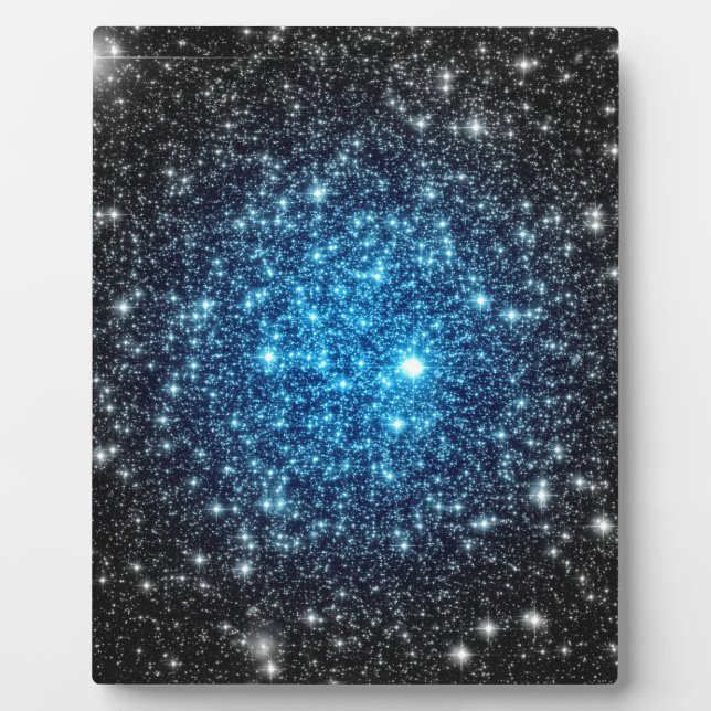 Blue & Black Galaxy Plaque (Front)