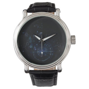 Blue Black Galaxy Watch