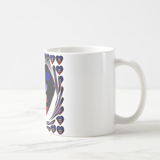 Blue Black Hakuna Matata Baby Kids Design.png Coffee Mug (Right)