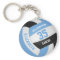 blue black personalized team name volleyball