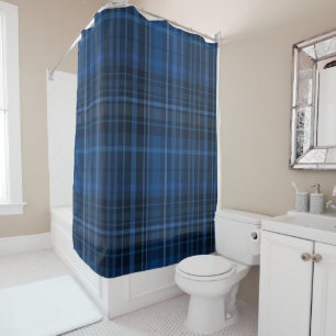 Blue Black Plaid Pattern