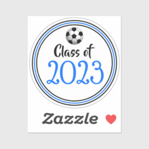 Blue & Black Soccer Class Year Graduation