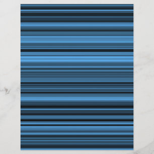 Blue Black Stripes Letterhead
