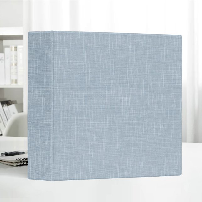Blue Blank Beige Linen Clean Fabric Texture Binder (Creator Uploaded)