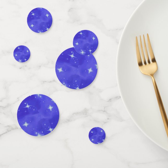 Blue Bling Birthday Party Table Confetti (Group)