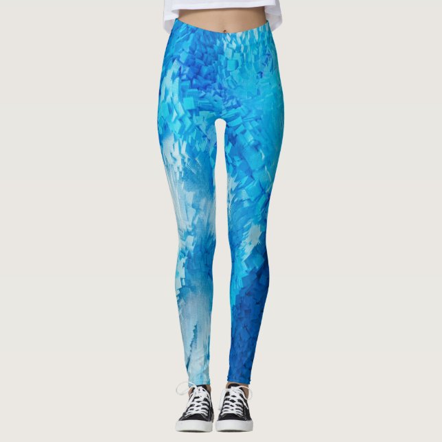 Blue Blizt Leggings (Front)