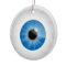 Blue Bloodshot Eyeball Ornament