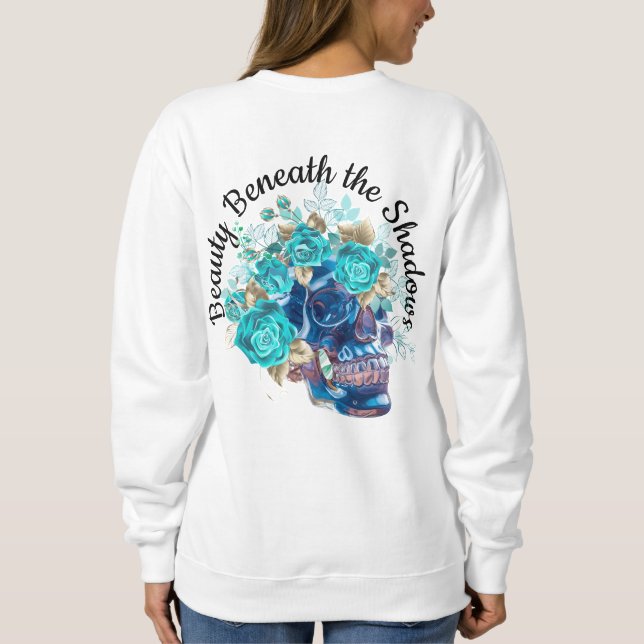 Blue Bloom Requiem Sweatshirt (Back)