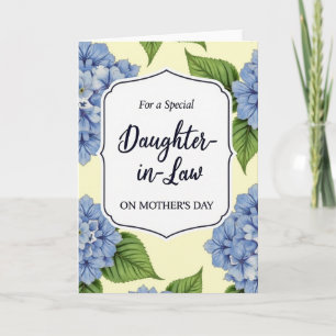 Blue Blossom Family Love Card