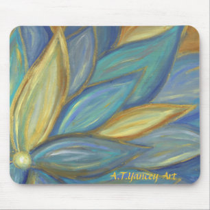 Blue Blossom Mousepad