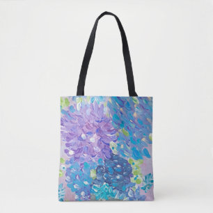 Blue Blossoms Tote Bag