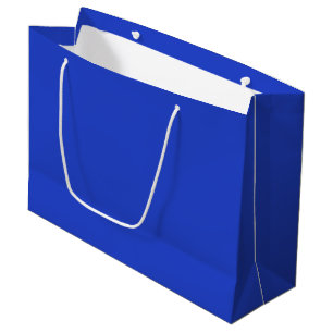 Blue Blue (solid colour) Large Gift Bag