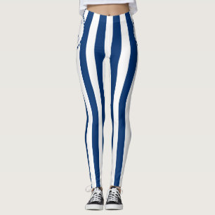 Blue boat linear love leggings