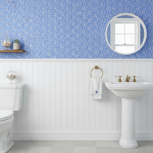 Blue boats wallpaper (Creator Uploaded)