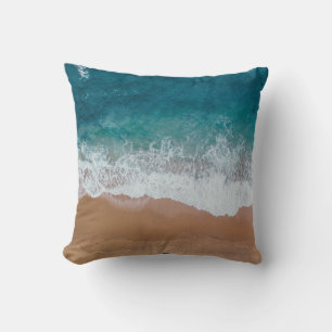 Blue Body Water Throw Pillow