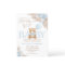 Blue Boho Teddy Bear Pampas Grass Boy Baby Shower