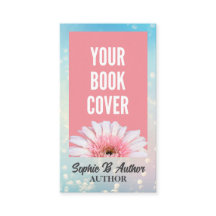 Blue Bokeh Author and Writer Book Cover