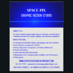 Blue Bokeh Guilloché Design, Graphic Designer Flyer<br><div class="desc">Blue Bokeh Guilloché Design,  Graphic Designer Advertising Flyers By The Business Card Store.</div>