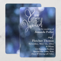 Blue Bokeh Light & Typography 32 Wedding 1