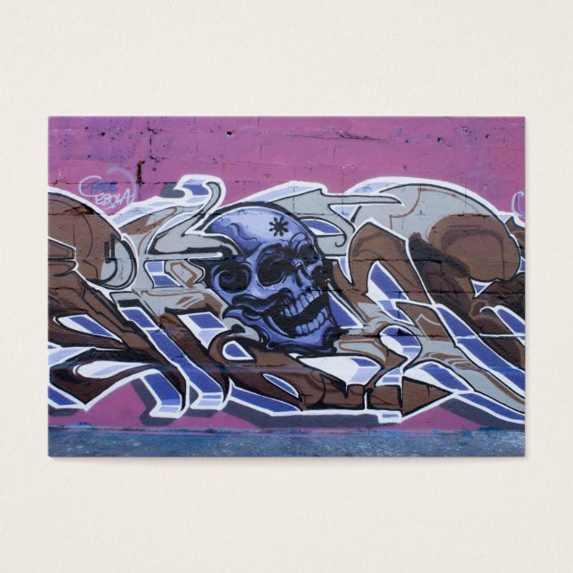 Blue Bonehead Graffiti (Front)