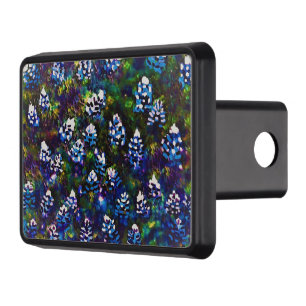 Blue Bonnet Texas field Trailer Hitch Cover