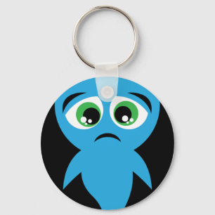 Blue Boo Keychain