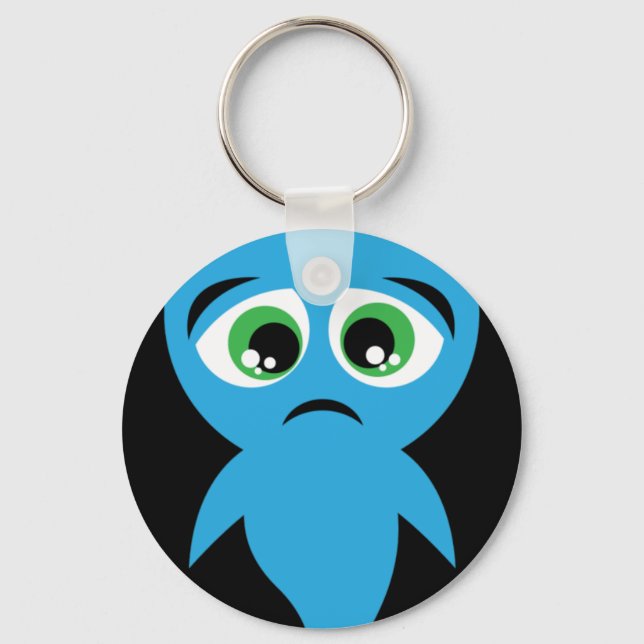 Blue Boo Keychain (Front)