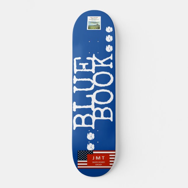 BLUE BOOK Skateboard (Front)