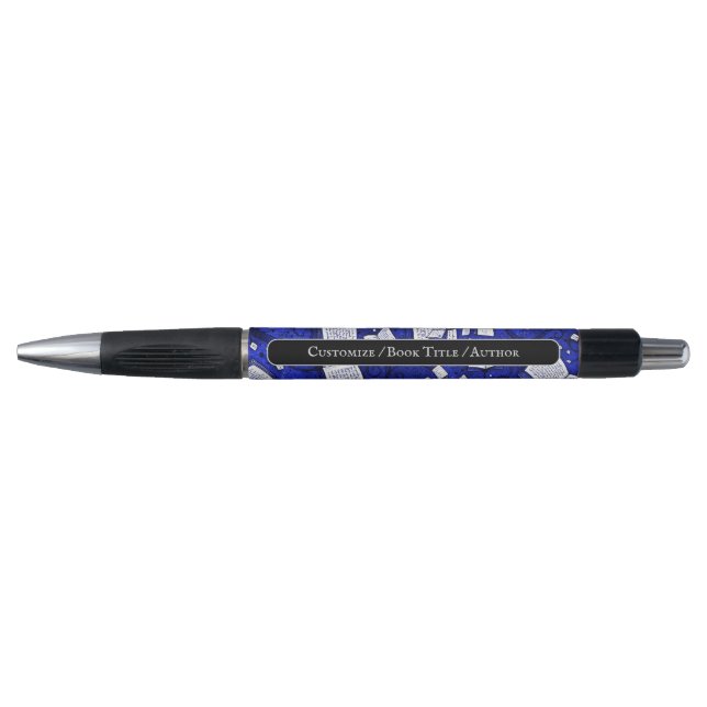 Blue Books Background Promotional Pen (Front)