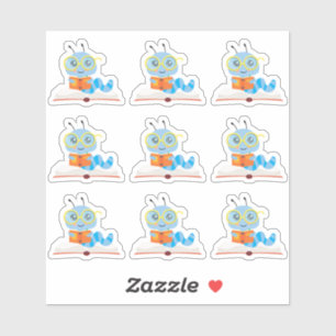 Blue Bookworm Theme