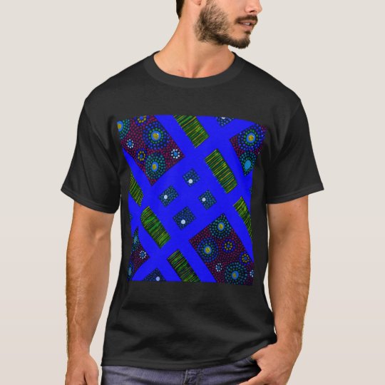 Blue Boomble Bee Men's T-Shirt