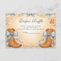 Blue Boots And Bows Boy Diapper Raffle