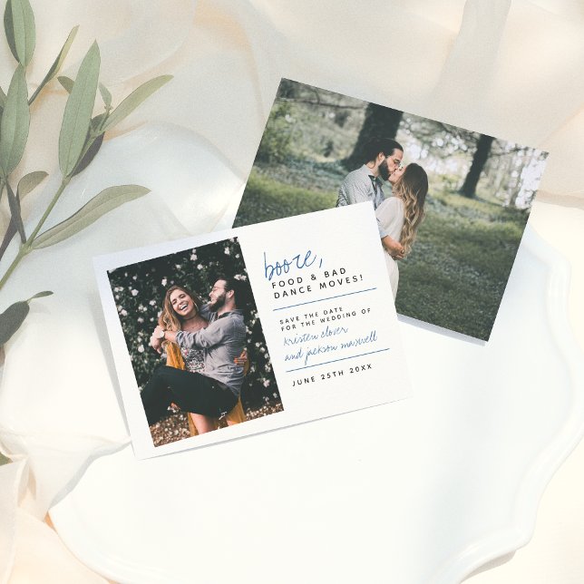 Blue | Booze Food & Bad Dance Moves Save The Date (Creator Uploaded)