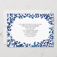 Blue Botanical All Purpose Generic Party