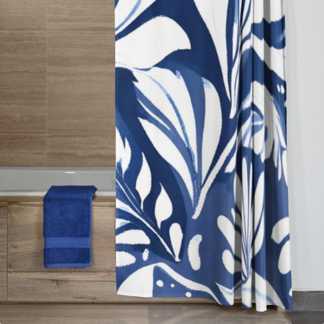 Blue Botanical Watercolor Floral Pattern (Creator Uploaded)