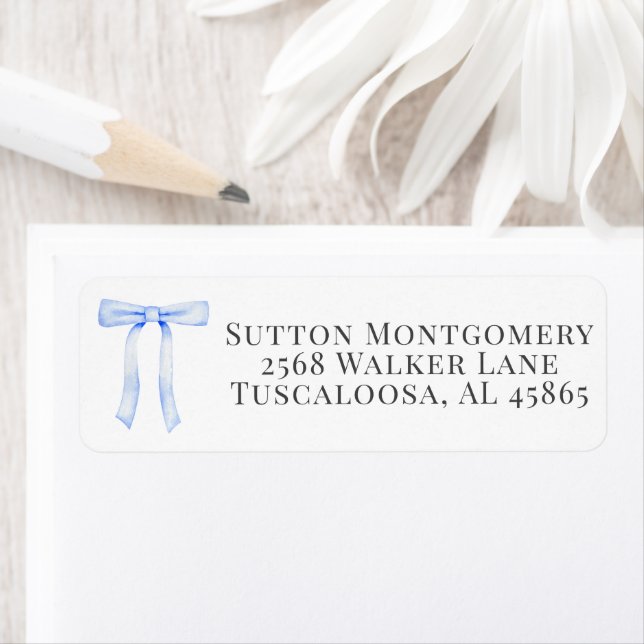 Blue Bow Coquette Address (Insitu)