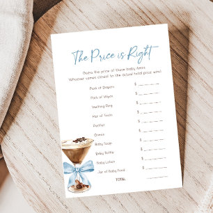Blue Bow Espresso Martini Price is Right Game