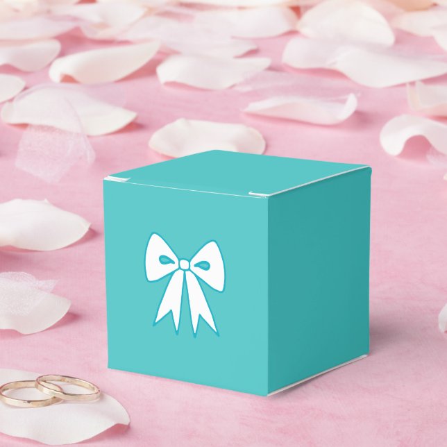 Blue Bow Gift Boxes (Wedding)