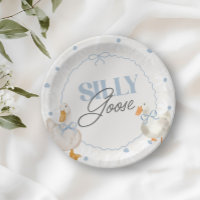 Blue Bow Silly Goose Coquette Birthday