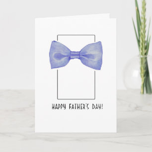 Blue Bow Tie Father's Day Card
