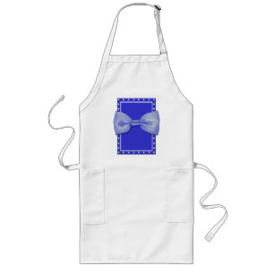 Blue Bowtie Apron