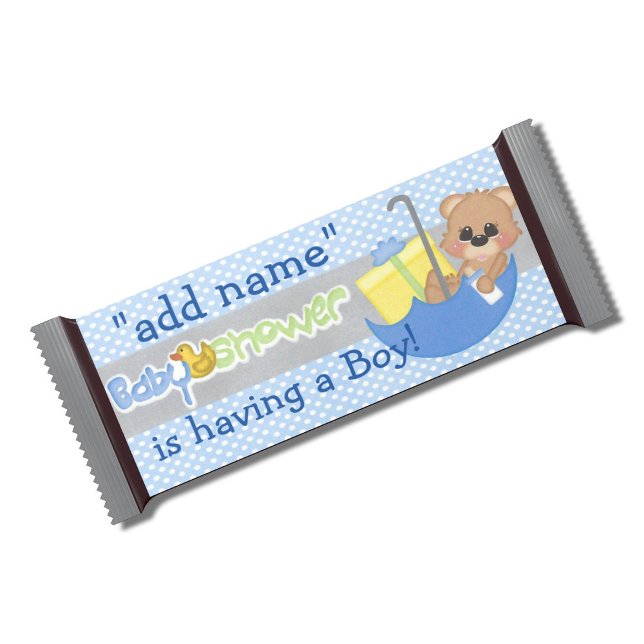 Blue Boy Baby Shower Candy Bar Wrapper Party Favou Notepad (Creator Uploaded)